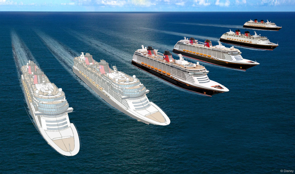 Two new ships Fleet Expansion representation. Image: Disney Cruise Line