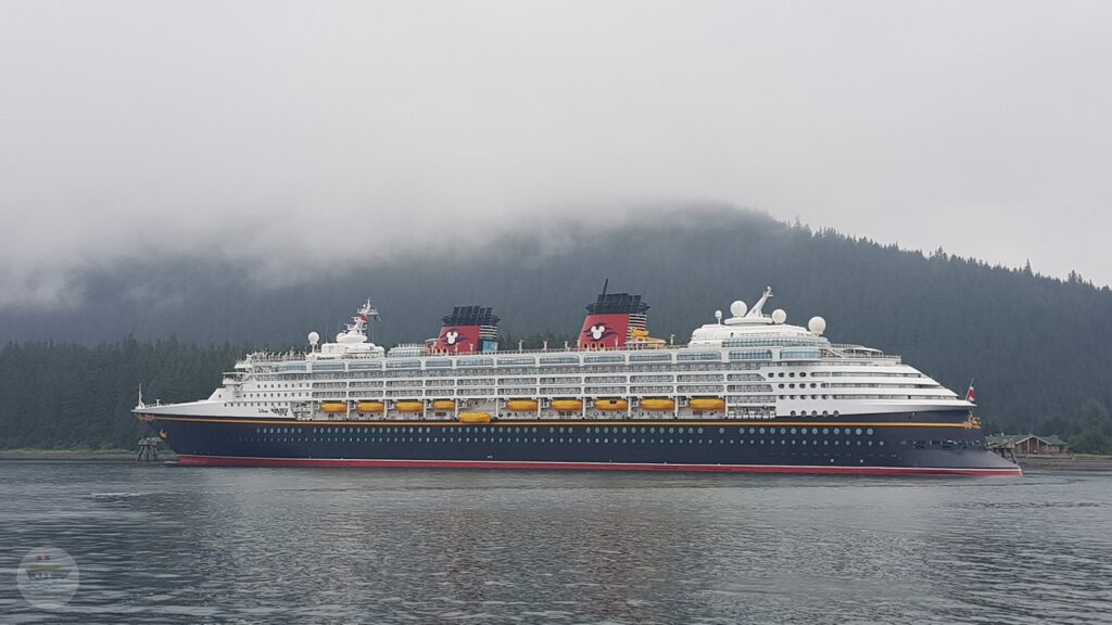 Disney Wonder moored in Icy Strait Point - Alaska, USA