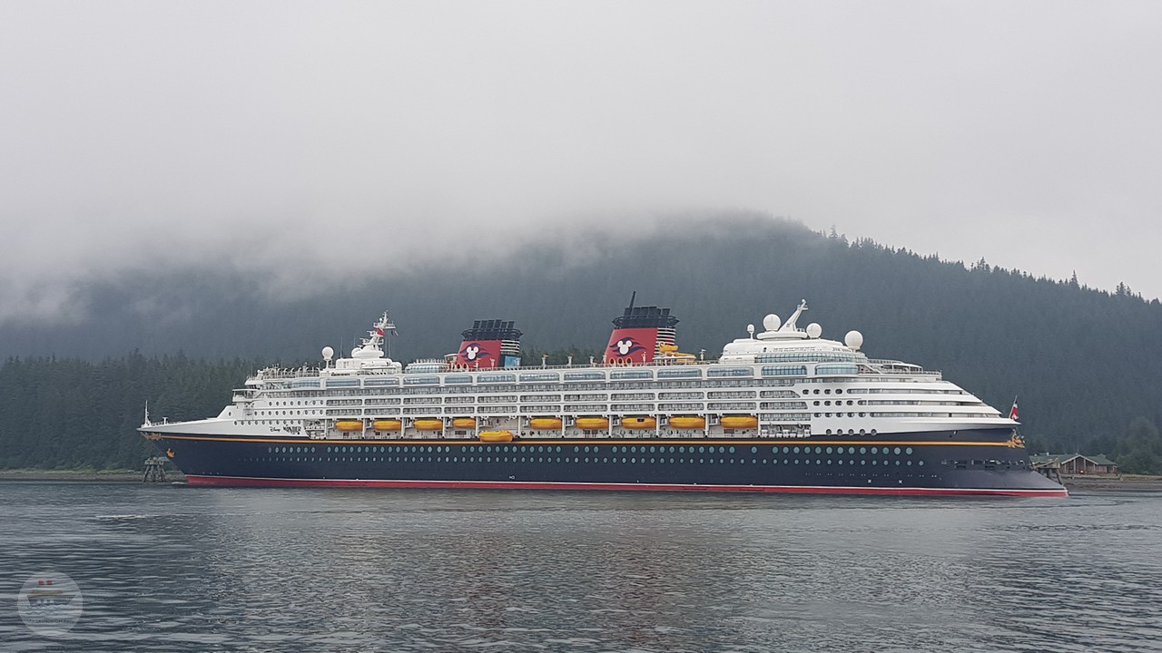 Disney Wonder atracado em Icy Strait Point - Alasca, EUA